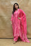 Pink Shaded Bandhani on Chanderi Suit Set