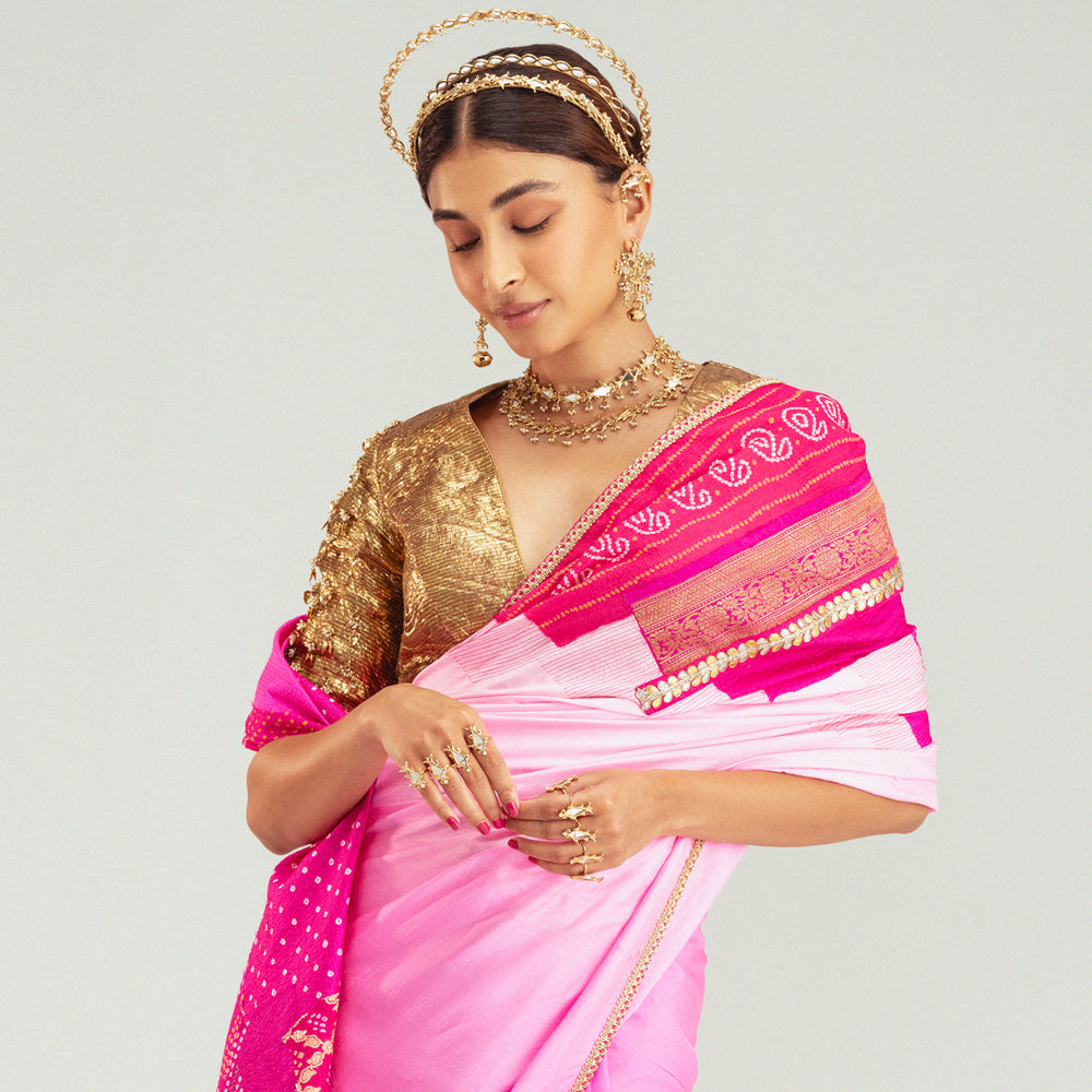 
                  
                    Border Boro Saree - Rani
                  
                
