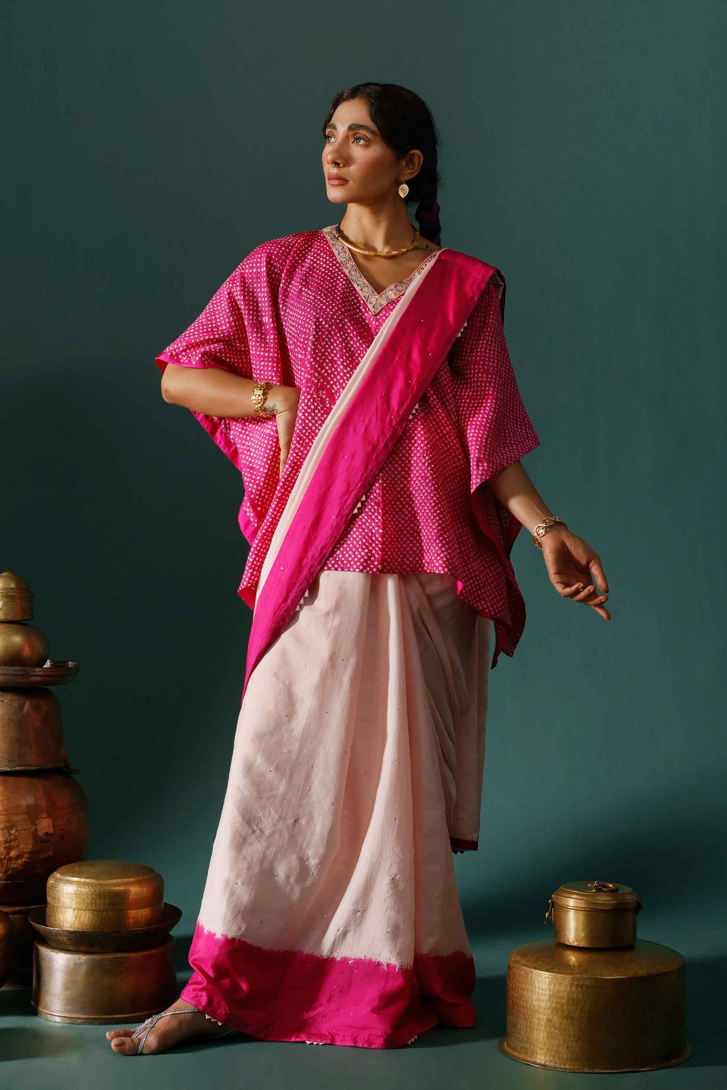 Haze Saree - Pink