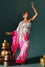 Rift Saree - Pink White