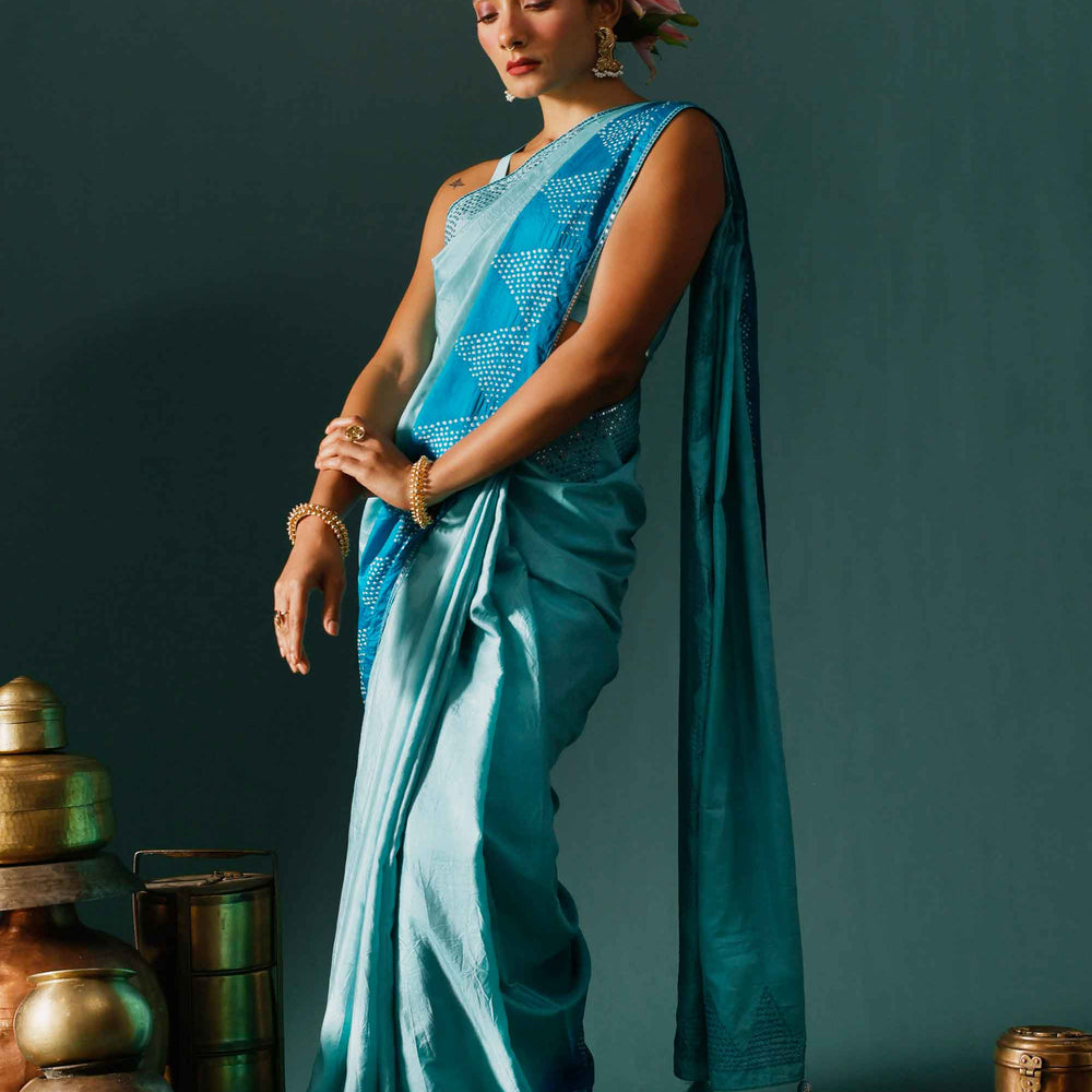 Rift Saree - Blue