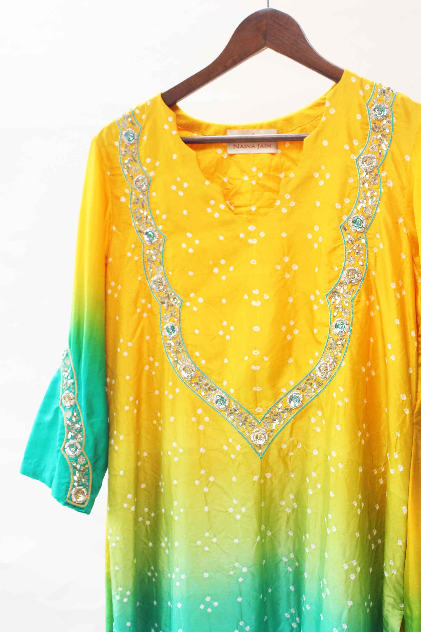 Safa Kurta - Yellow Green