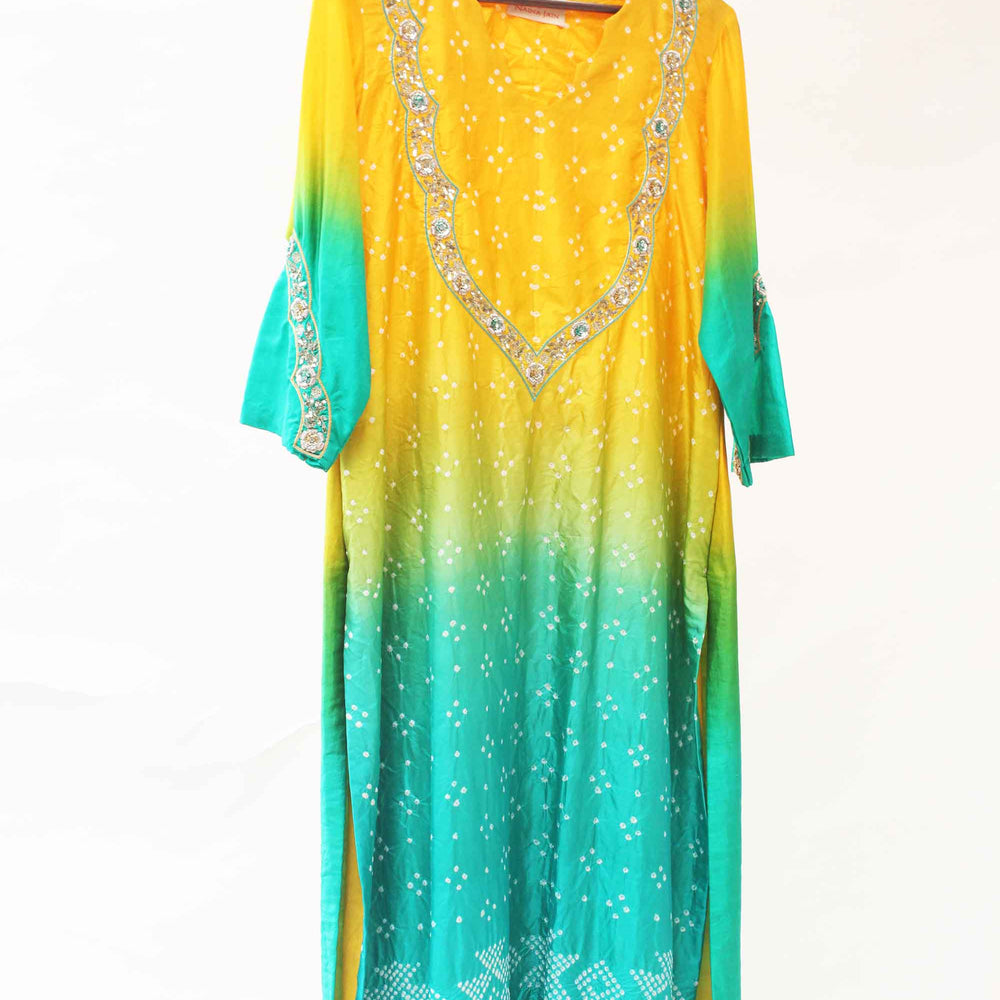 
                      
                        Safa Kurta - Yellow Green
                      
                    