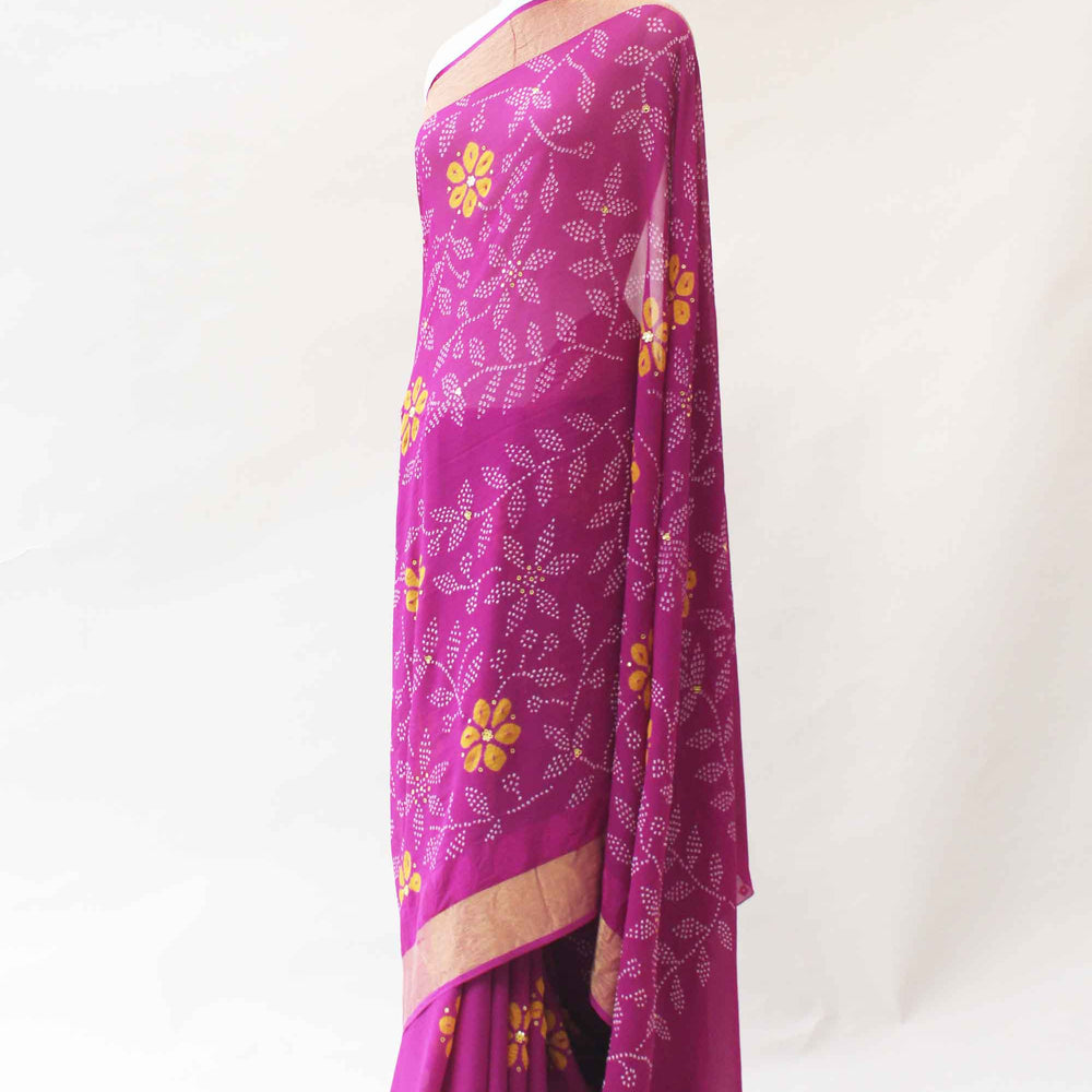 Nyshaa Saree - Magenta