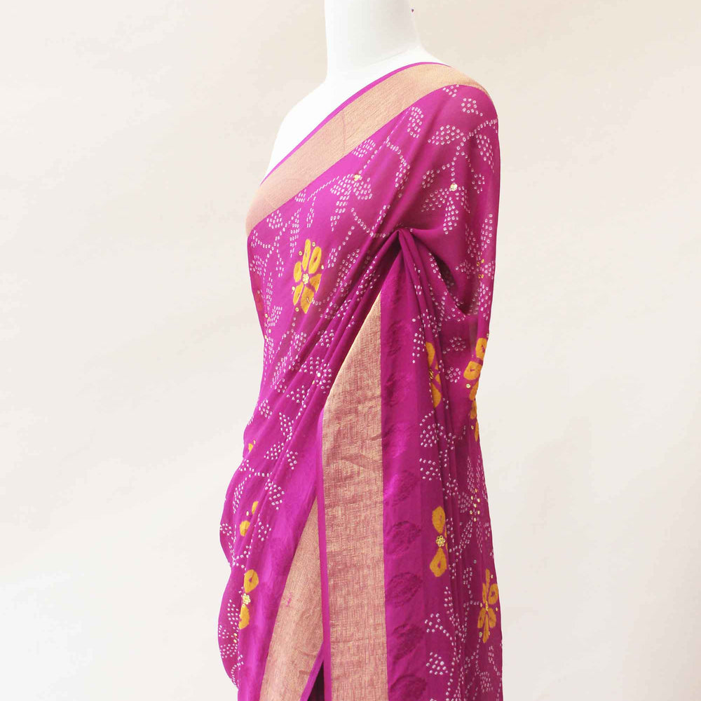 Nyshaa Saree - Magenta