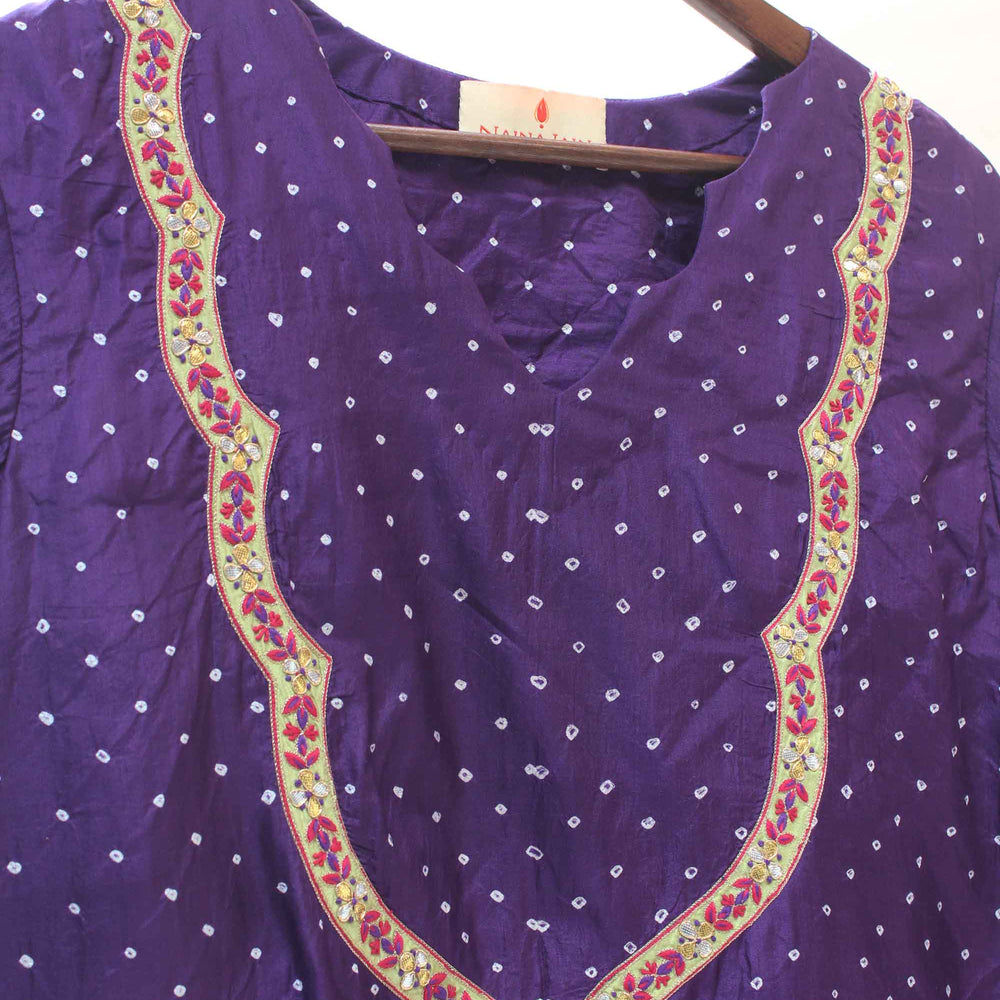 
                      
                        Safa Kurta Pants - Purple
                      
                    