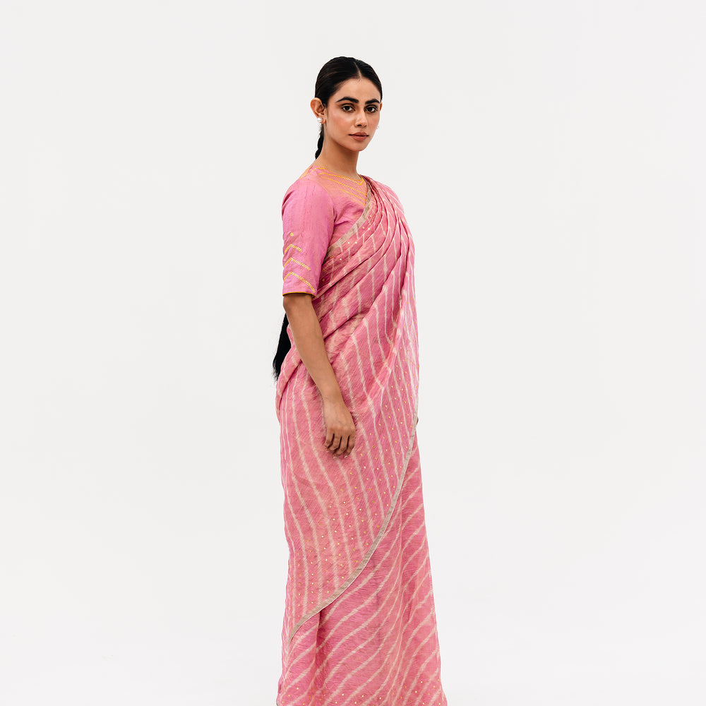 
                      
                        Luni Leheriya Saree - Pink
                      
                    