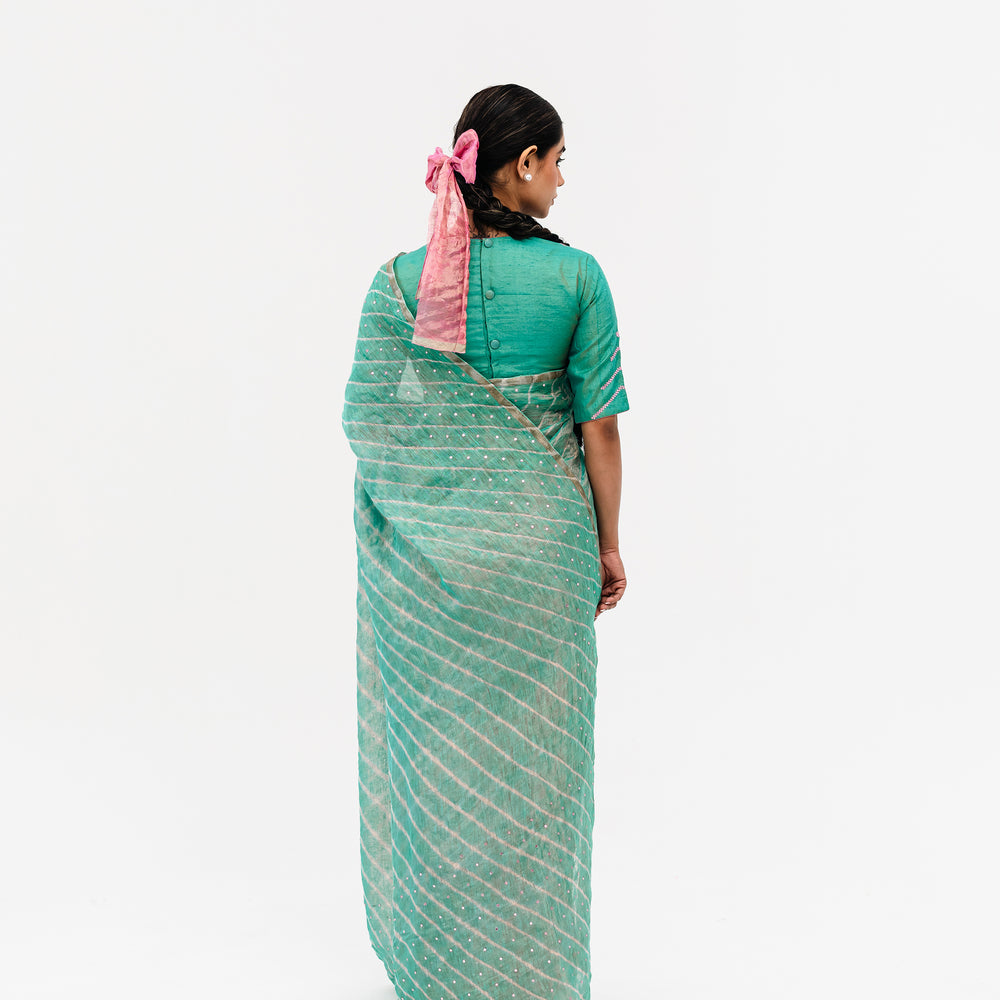 
                      
                        Luni Leheriya Saree - Blue
                      
                    