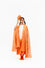 Khari Cape and Dress Set - Orange