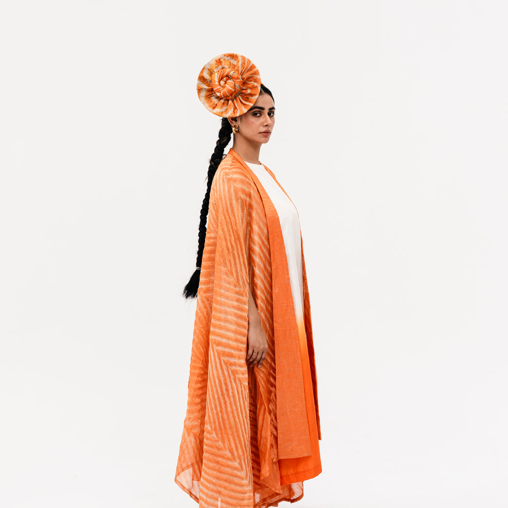 
                      
                        Khari Cape and Dress Set - Orange
                      
                    