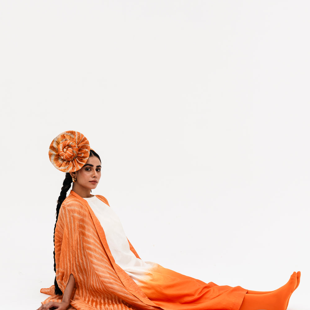 
                      
                        Khari Cape and Dress Set - Orange
                      
                    