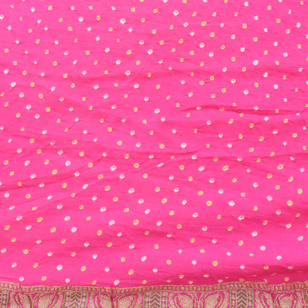 
                      
                        Meenakari Gharchola Banarasi Bandhani Saree
                      
                    