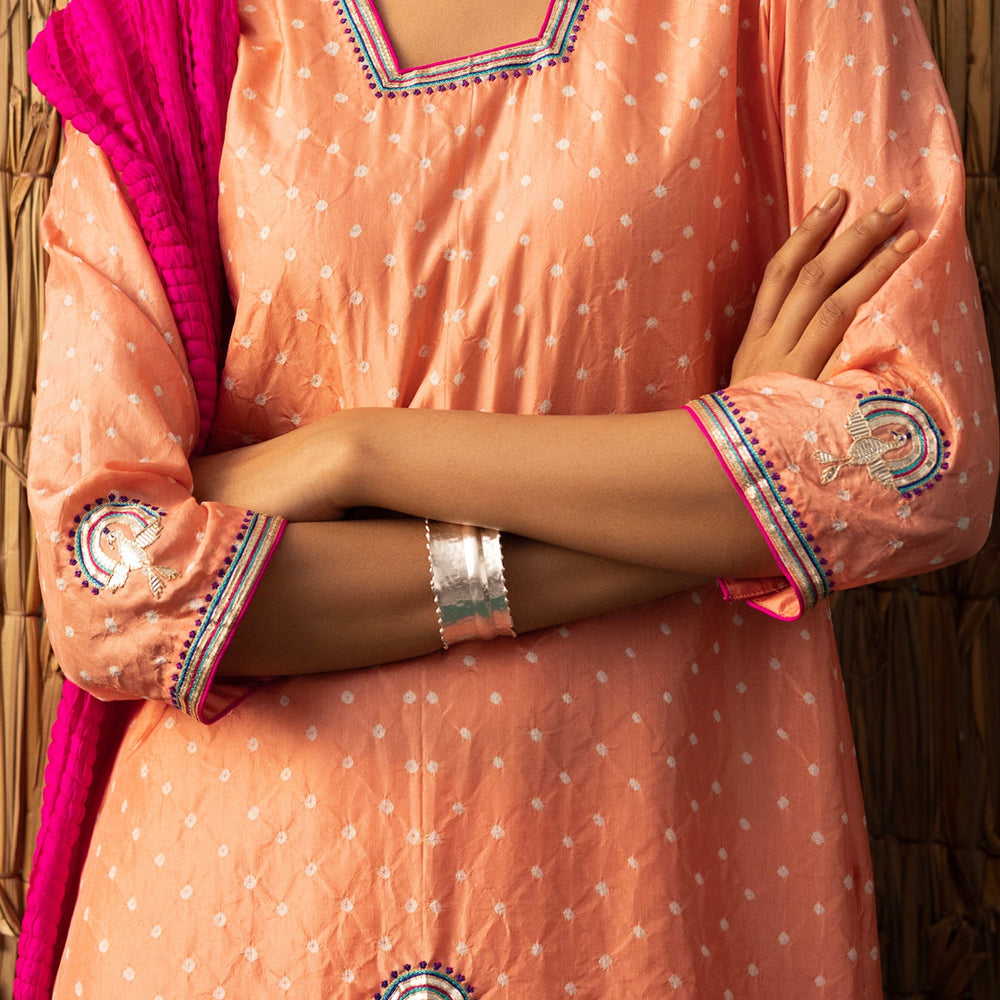 
                  
                    Mayur Suit Set - Peach
                  
                