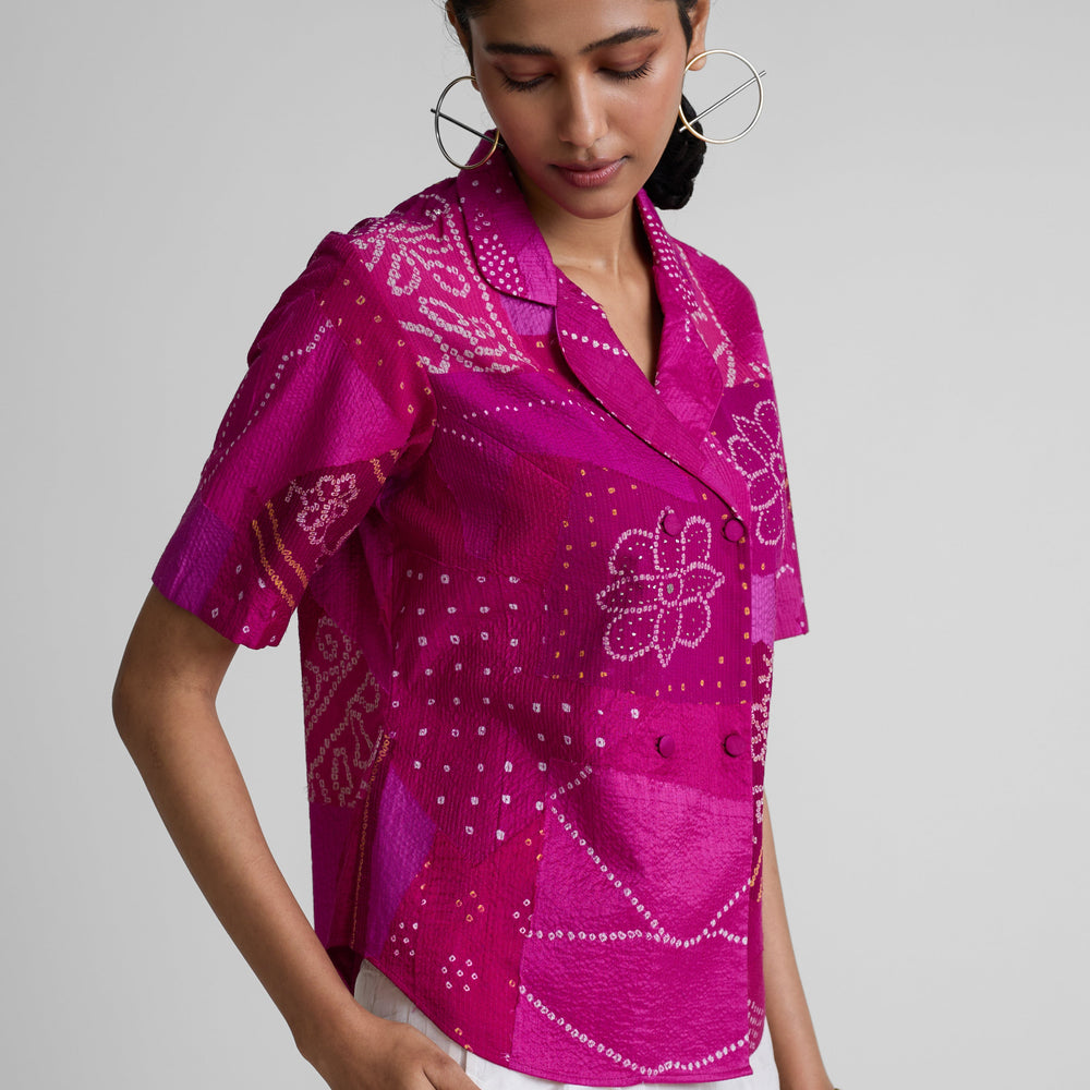 
                  
                    Boro Shacket - Magenta
                  
                