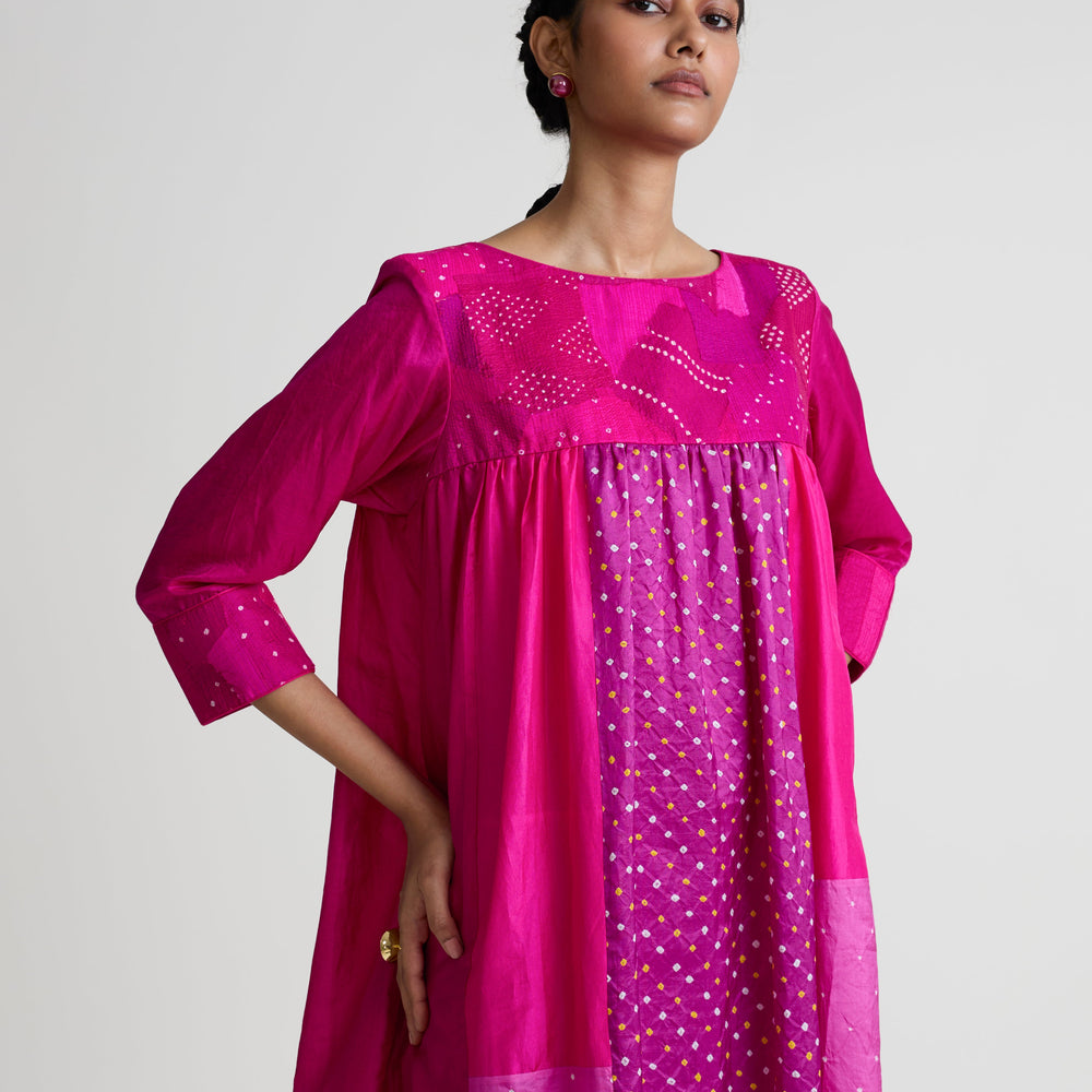 
                  
                    Boro Dress - Magenta
                  
                