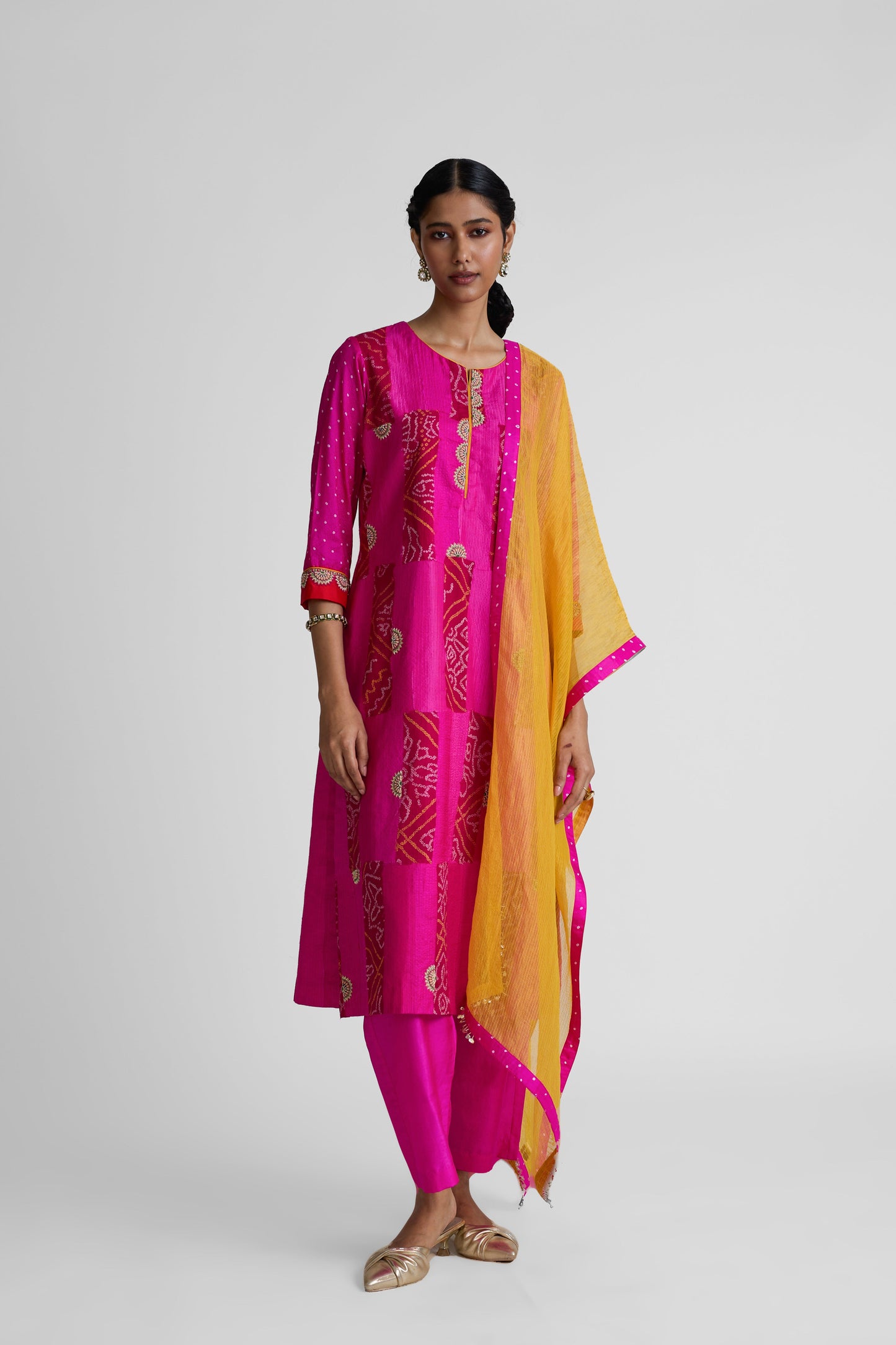 Rectangle Boro Zardozi Suit Set - Rani