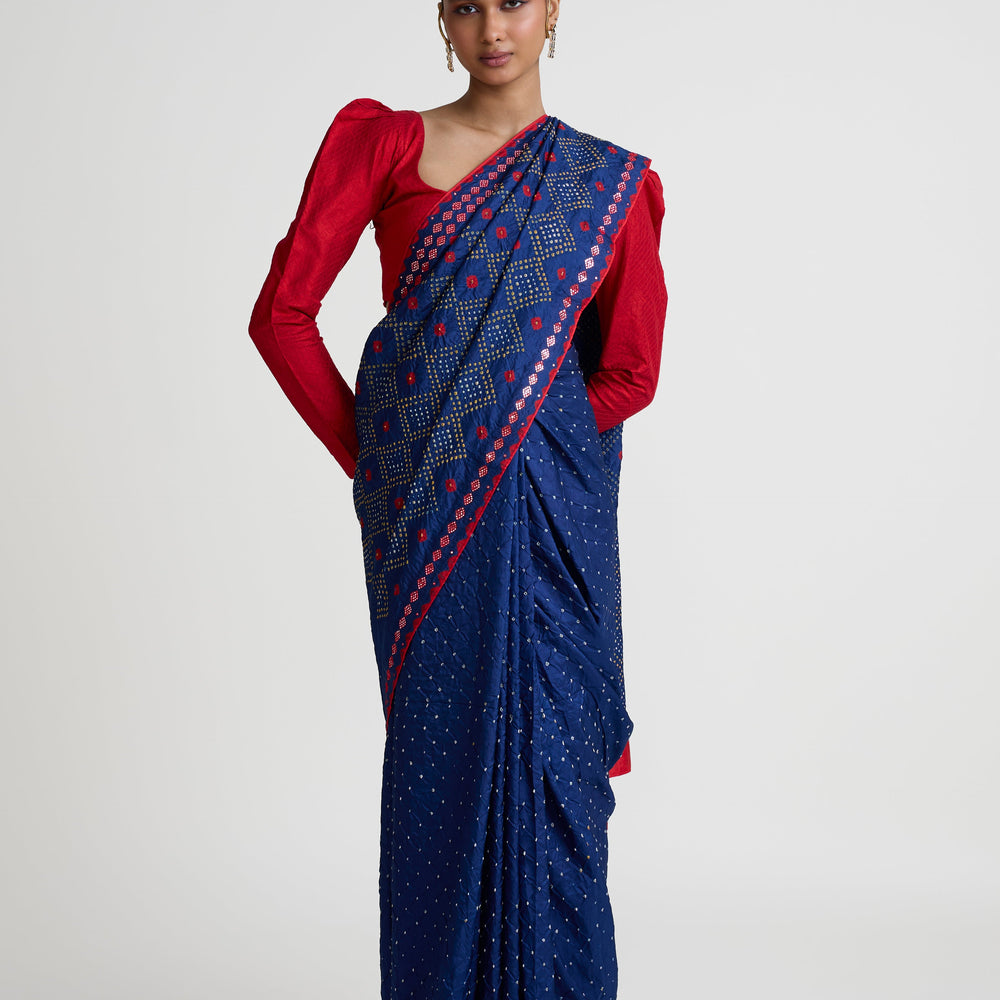 
                  
                    Veena Saree - Blue
                  
                