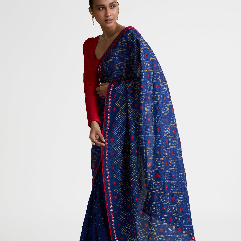 
                  
                    Veena Saree - Blue
                  
                