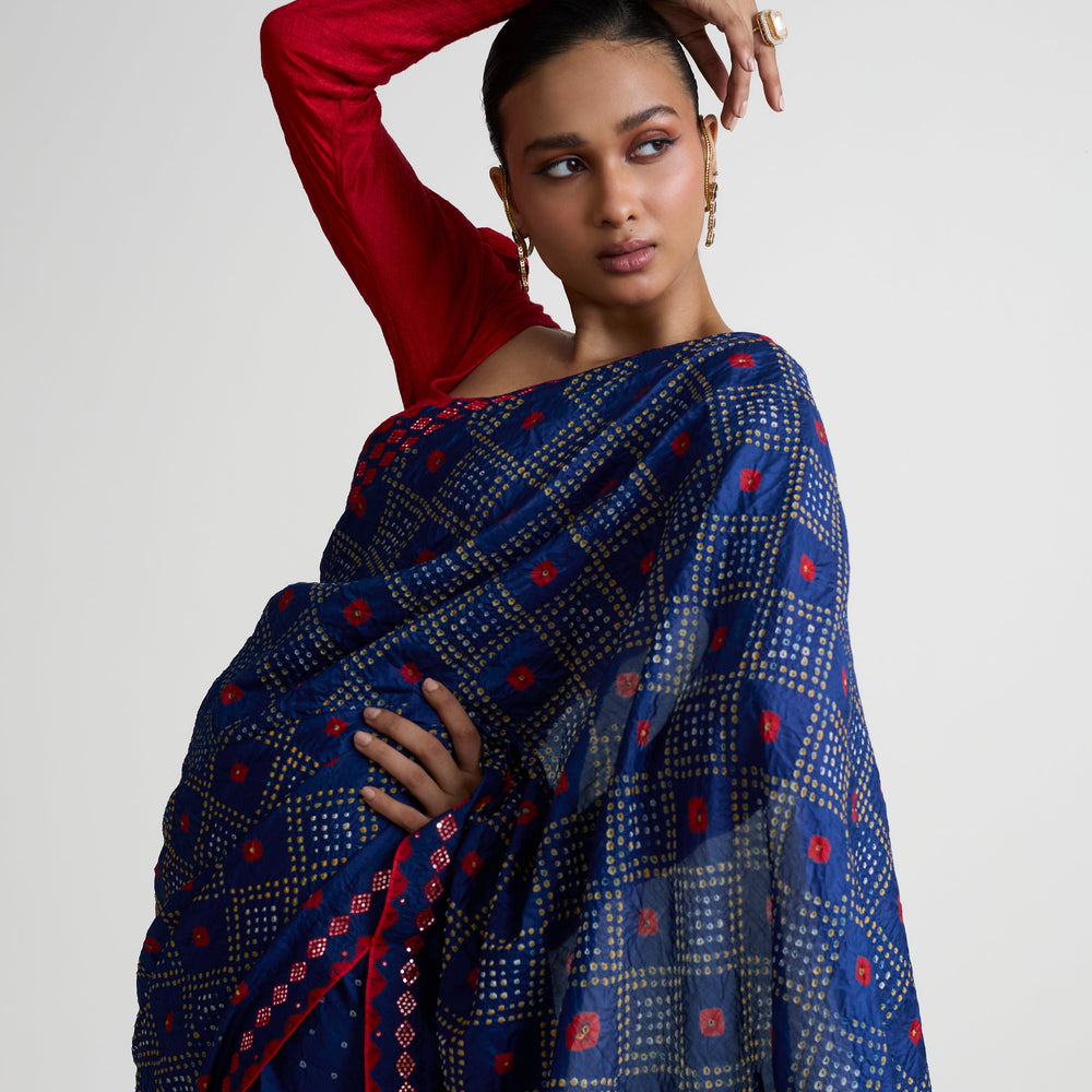 
                  
                    Veena Saree - Blue
                  
                