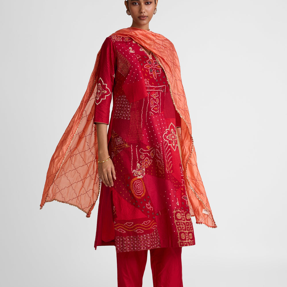 
                  
                    Boro Zardozi Suit Set - Maroon
                  
                