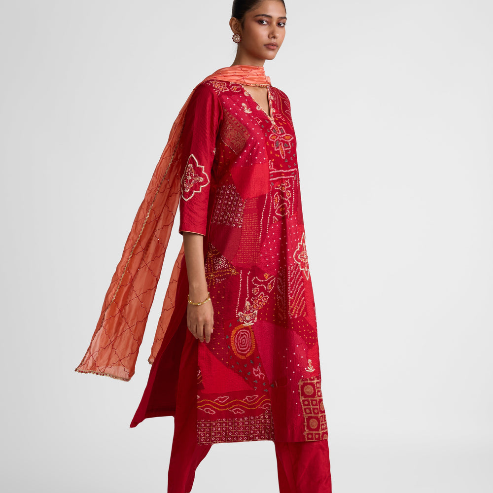 
                  
                    Boro Zardozi Suit Set - Maroon
                  
                