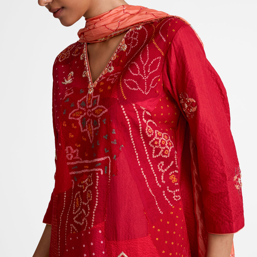 
                  
                    Boro Zardozi Suit Set - Maroon
                  
                