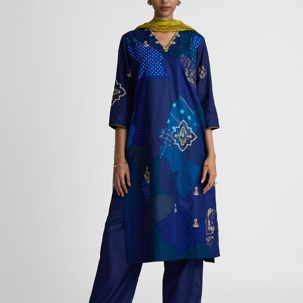 
                  
                    Boro Zardozi Suit Set - Blue
                  
                