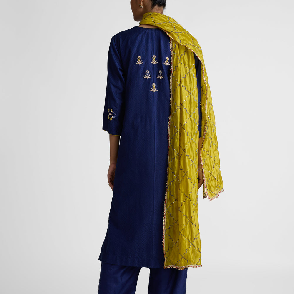 
                  
                    Boro Zardozi Suit Set - Blue
                  
                