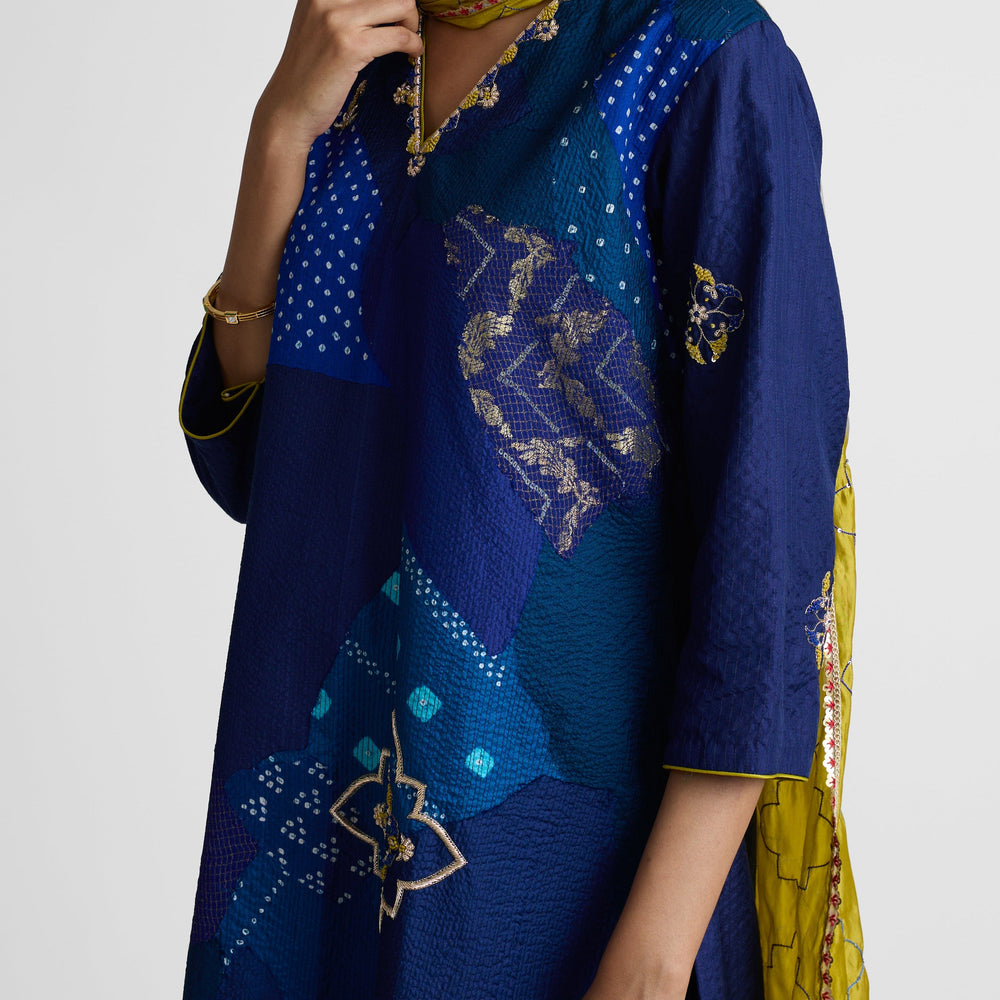 
                  
                    Boro Zardozi Suit Set - Blue
                  
                