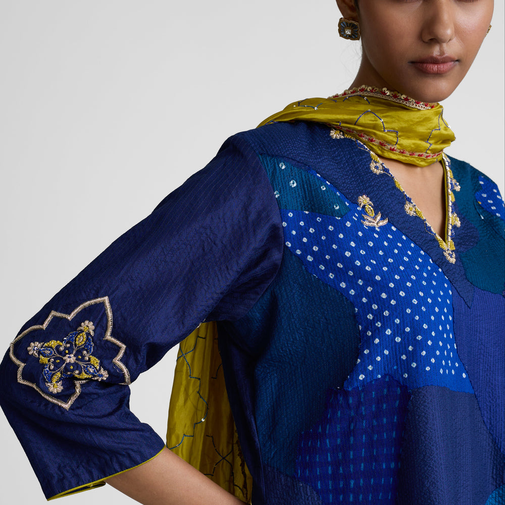 
                  
                    Boro Zardozi Suit Set - Blue
                  
                