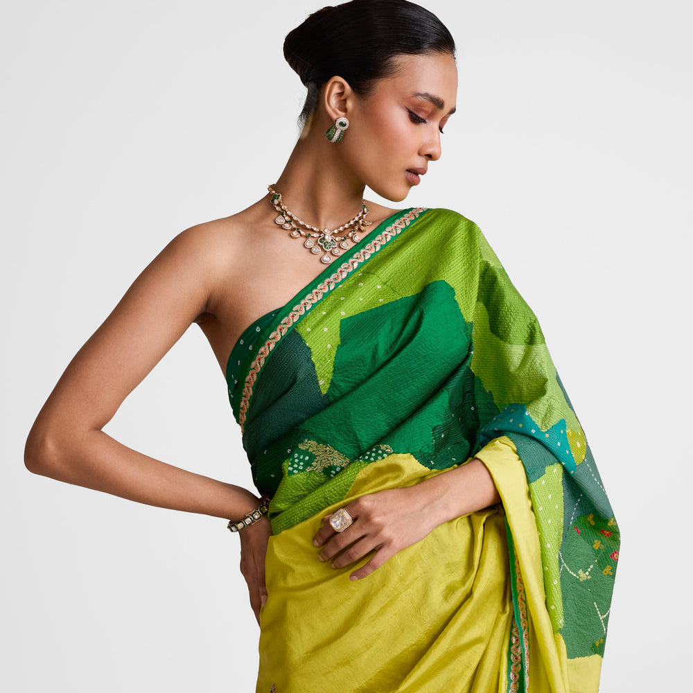 
                  
                    Boro Shibori Silk Saree
                  
                