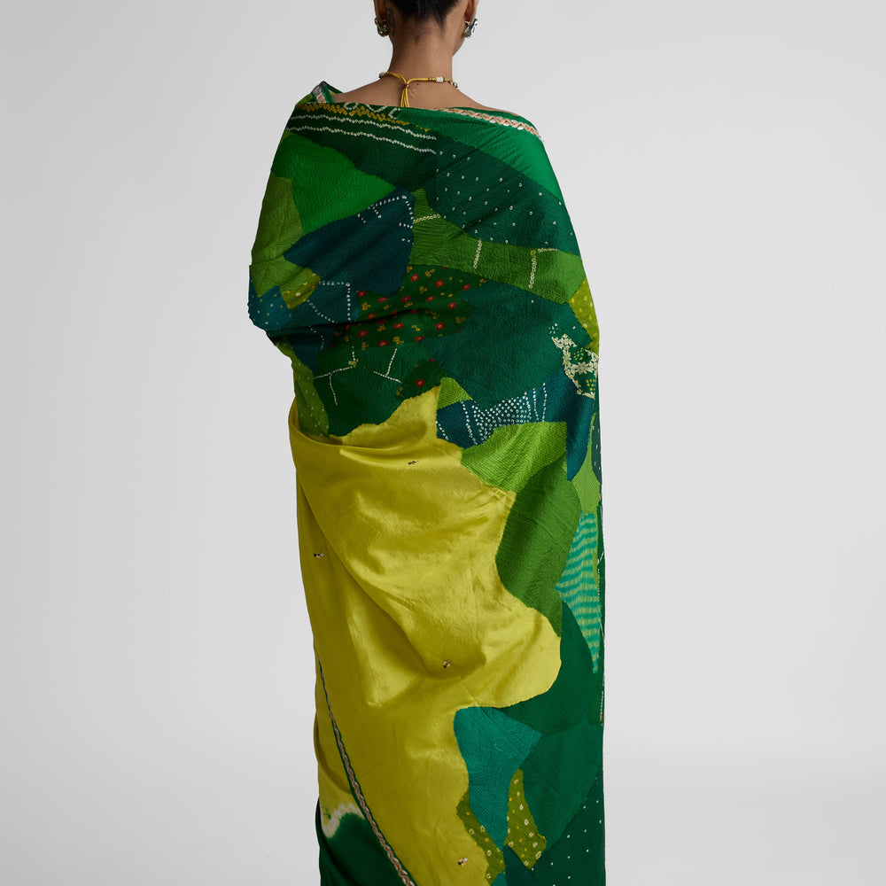 
                  
                    Boro Shibori Silk Saree
                  
                