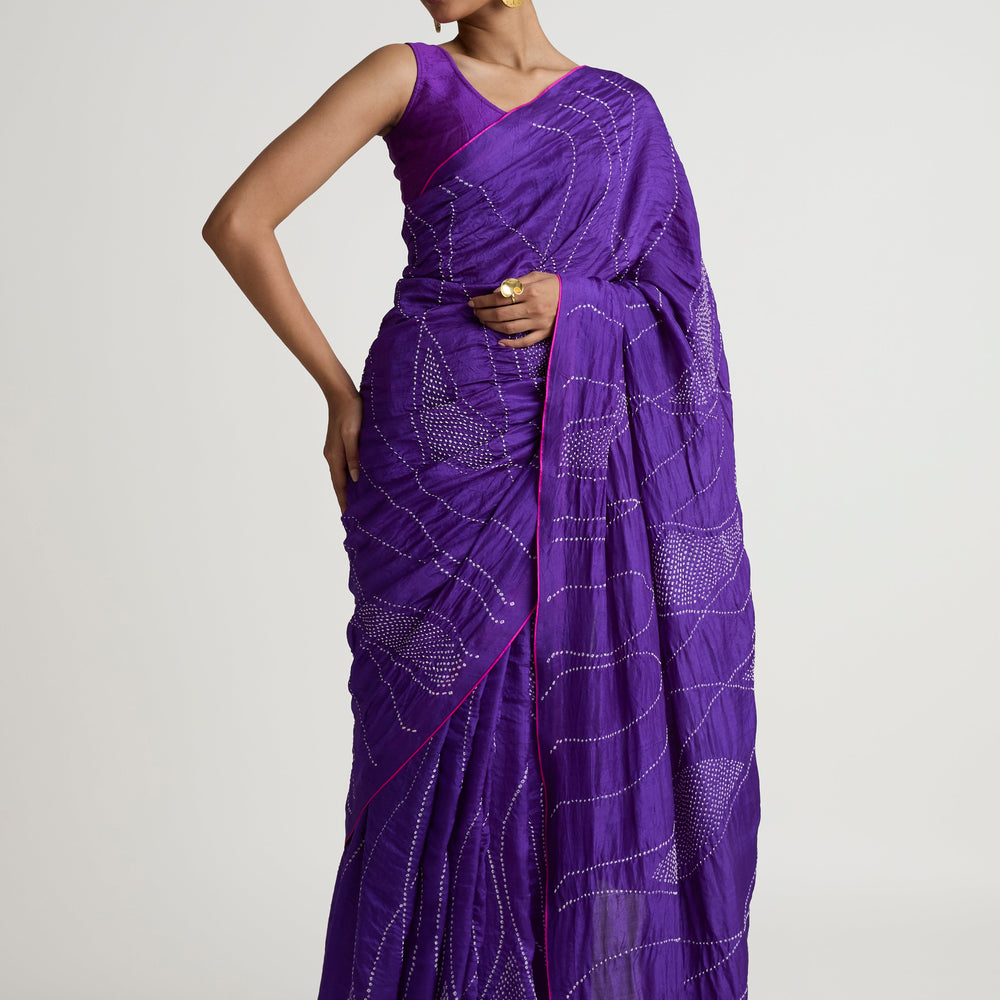 
                  
                    Maze Saree - Purple
                  
                