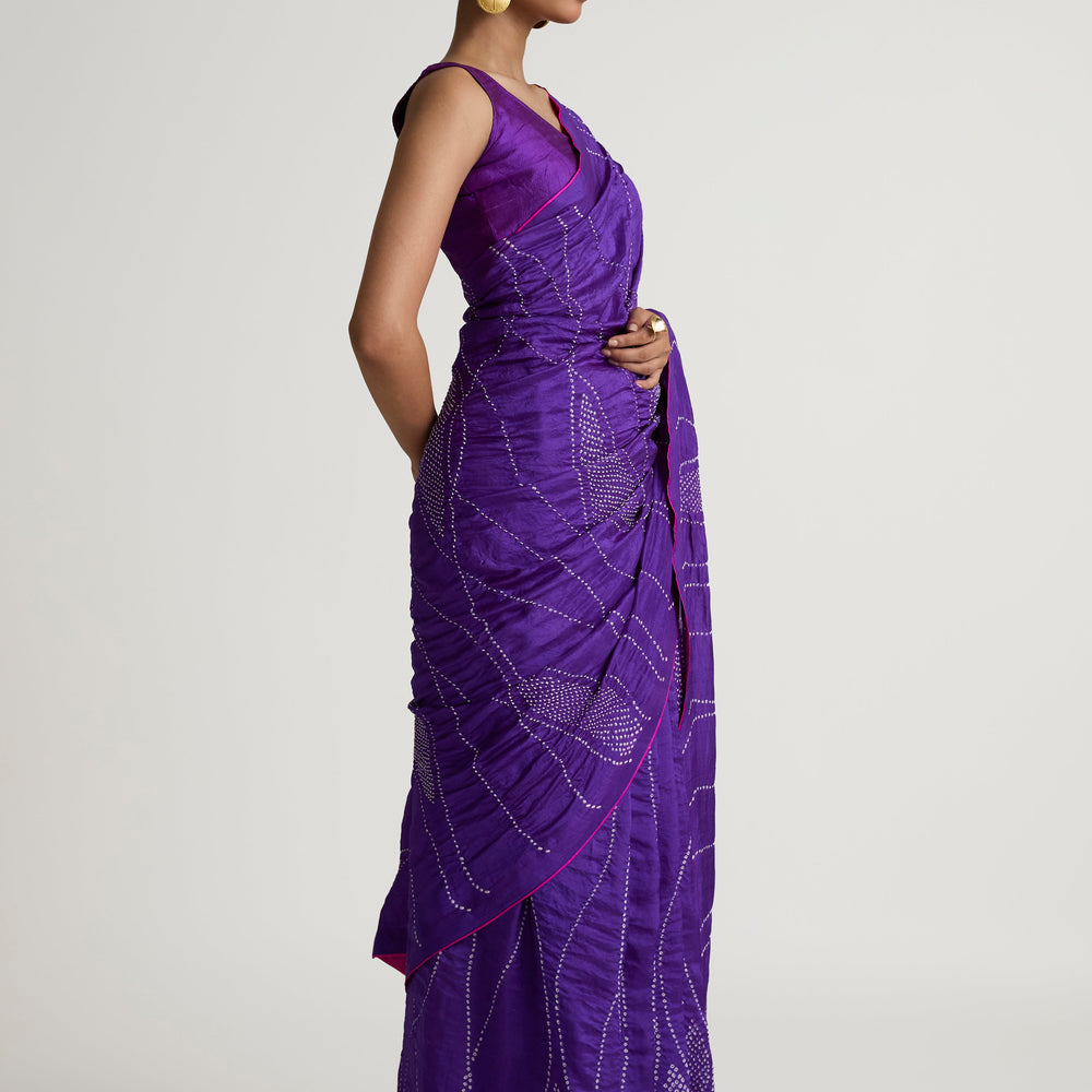 
                  
                    Maze Saree - Purple
                  
                