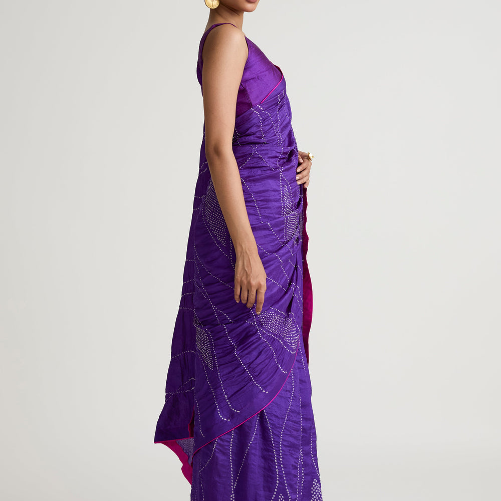 
                  
                    Maze Saree - Purple
                  
                