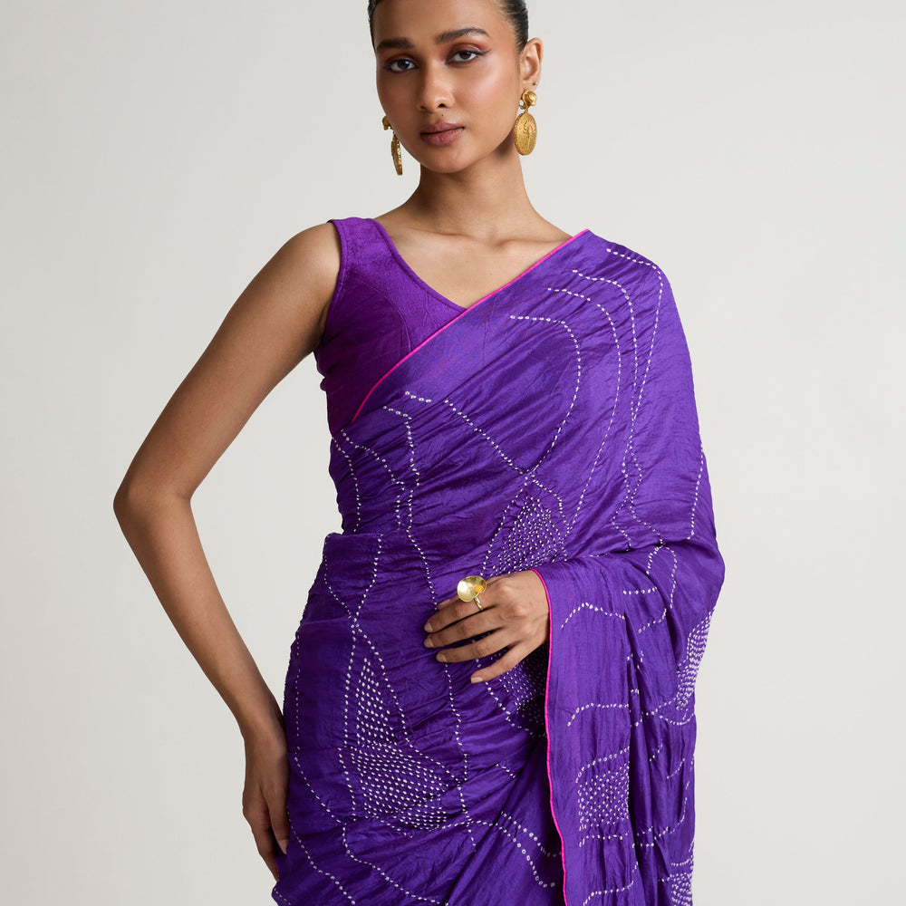 
                  
                    Maze Saree - Purple
                  
                