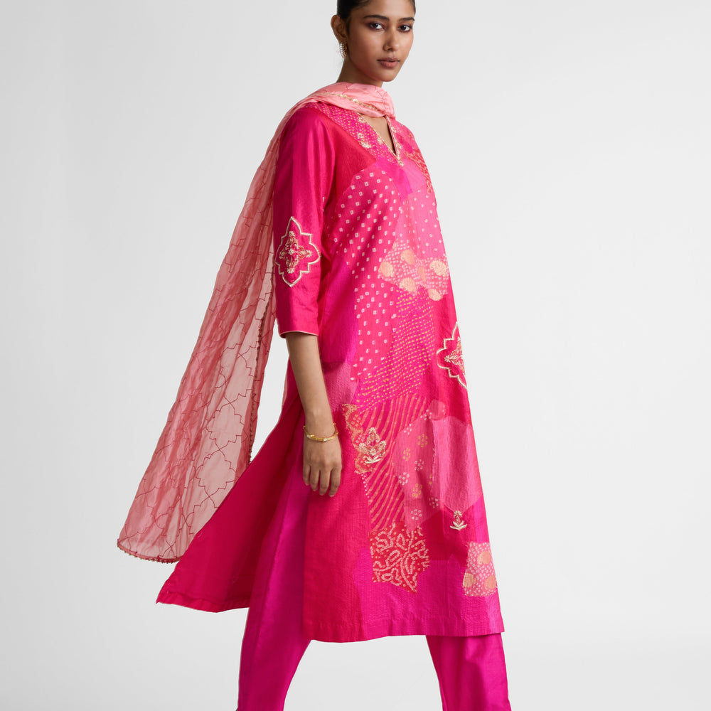 
                  
                    Boro Zardozi Suit Set - Tomato
                  
                