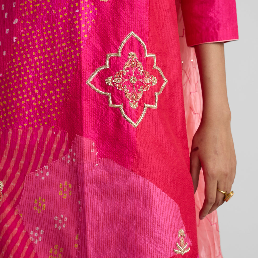 
                  
                    Boro Zardozi Suit Set - Tomato
                  
                