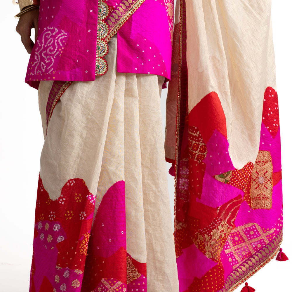
                  
                    Boro Jacket Saree - Rani
                  
                