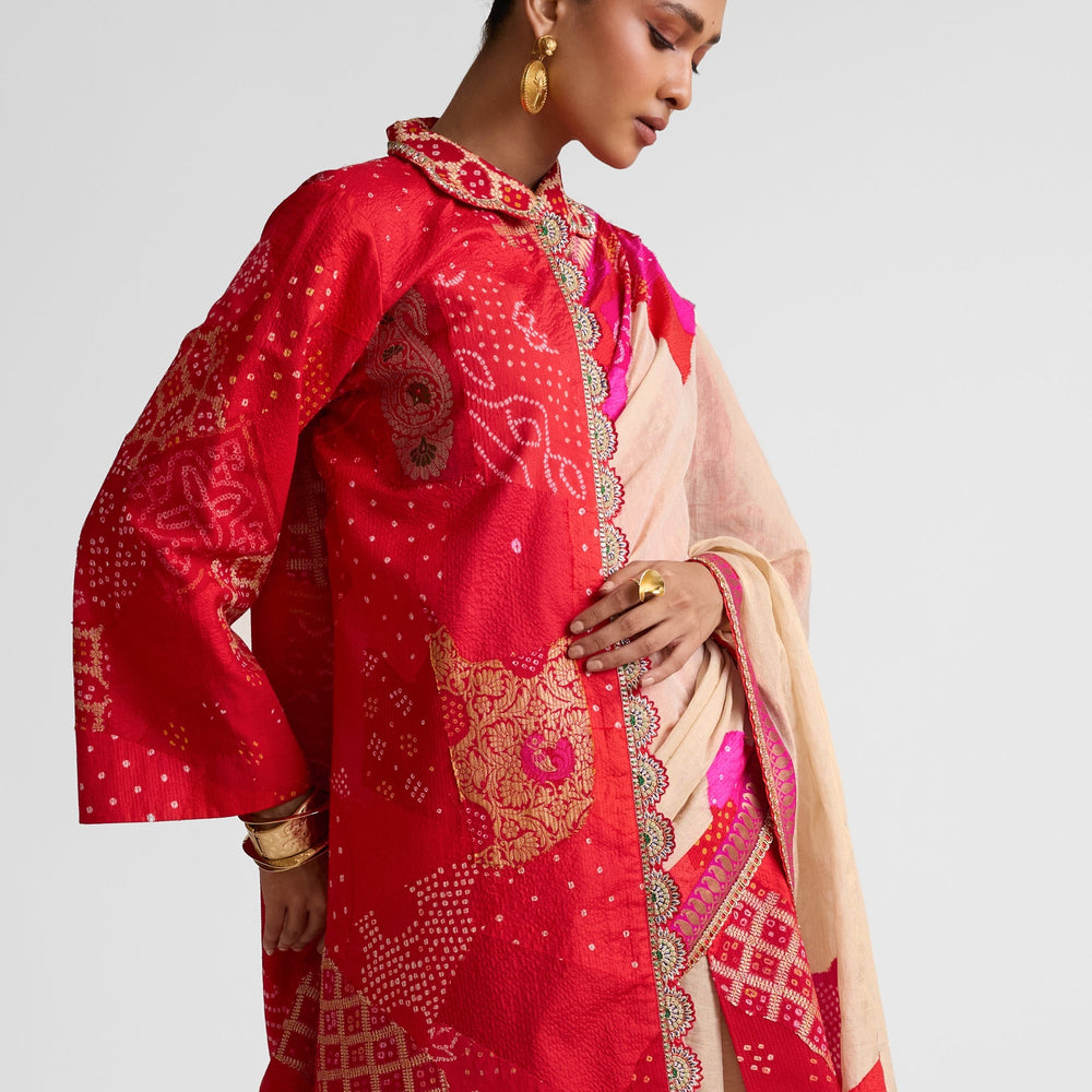 
                  
                    Boro Zardozi Jacket - Red
                  
                