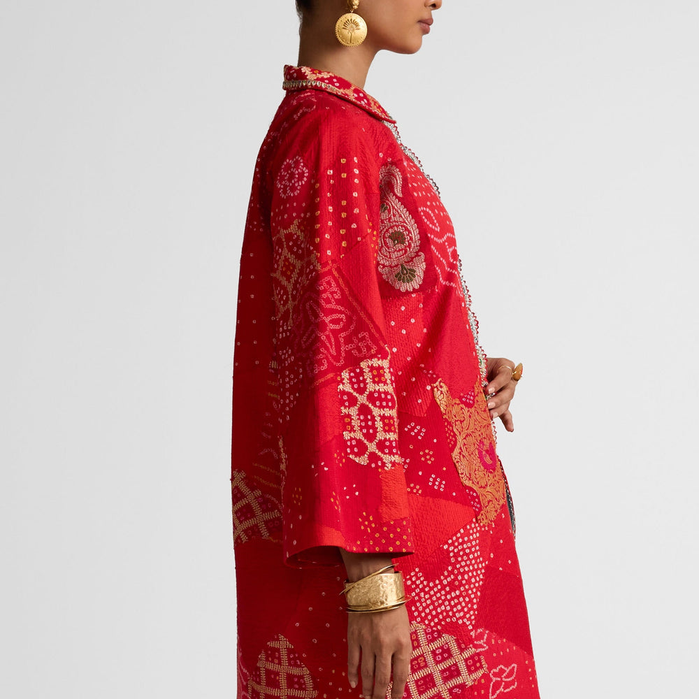 
                  
                    Boro Zardozi Jacket - Red
                  
                