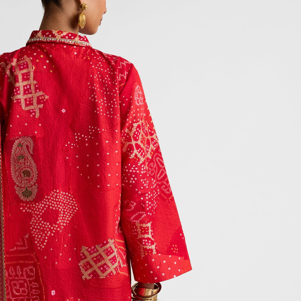 
                  
                    Boro Zardozi Jacket - Red
                  
                