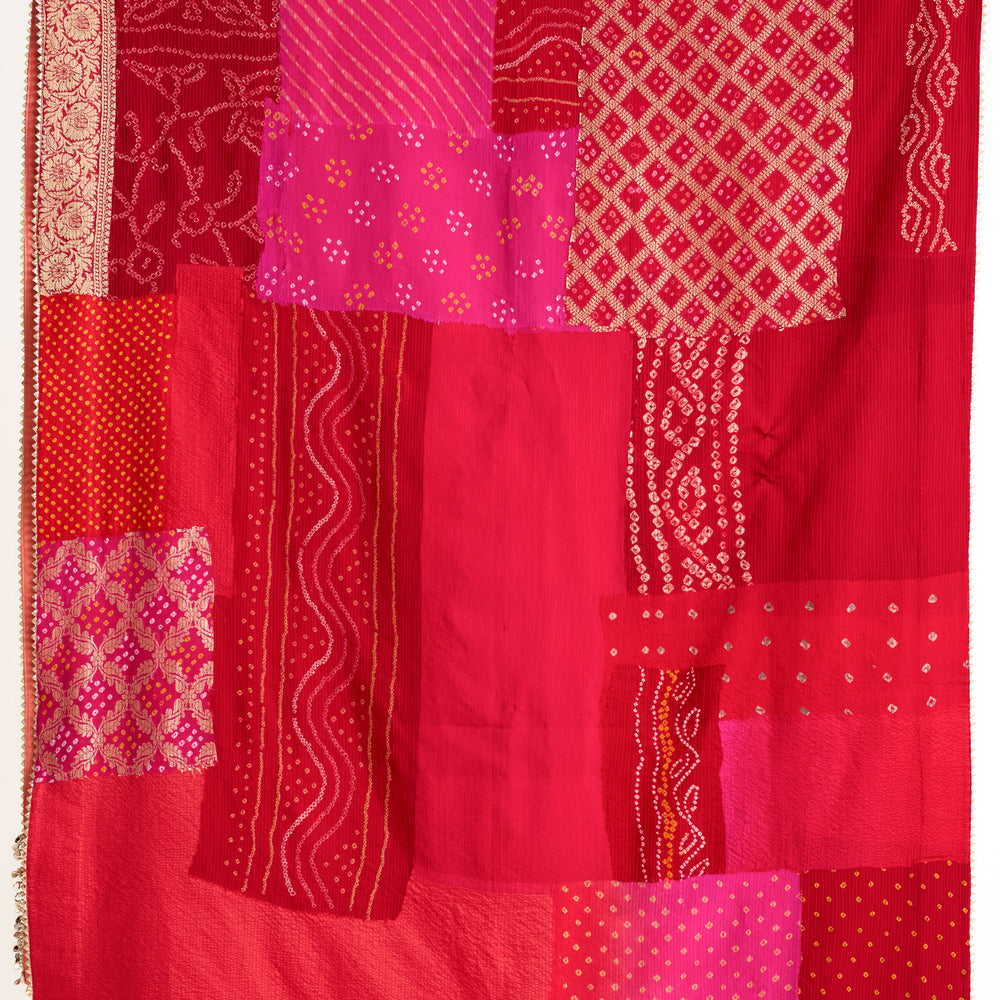 
                  
                    Boro Dupatta Suit Set - Peach Tomato
                  
                