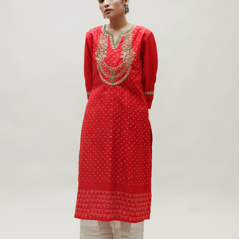 
                      
                        Sarah Kurta - Red
                      
                    