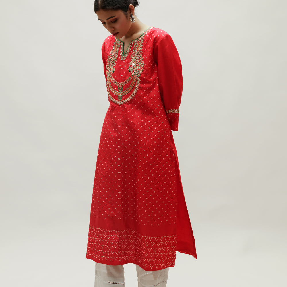 
                      
                        Sarah Kurta - Red
                      
                    