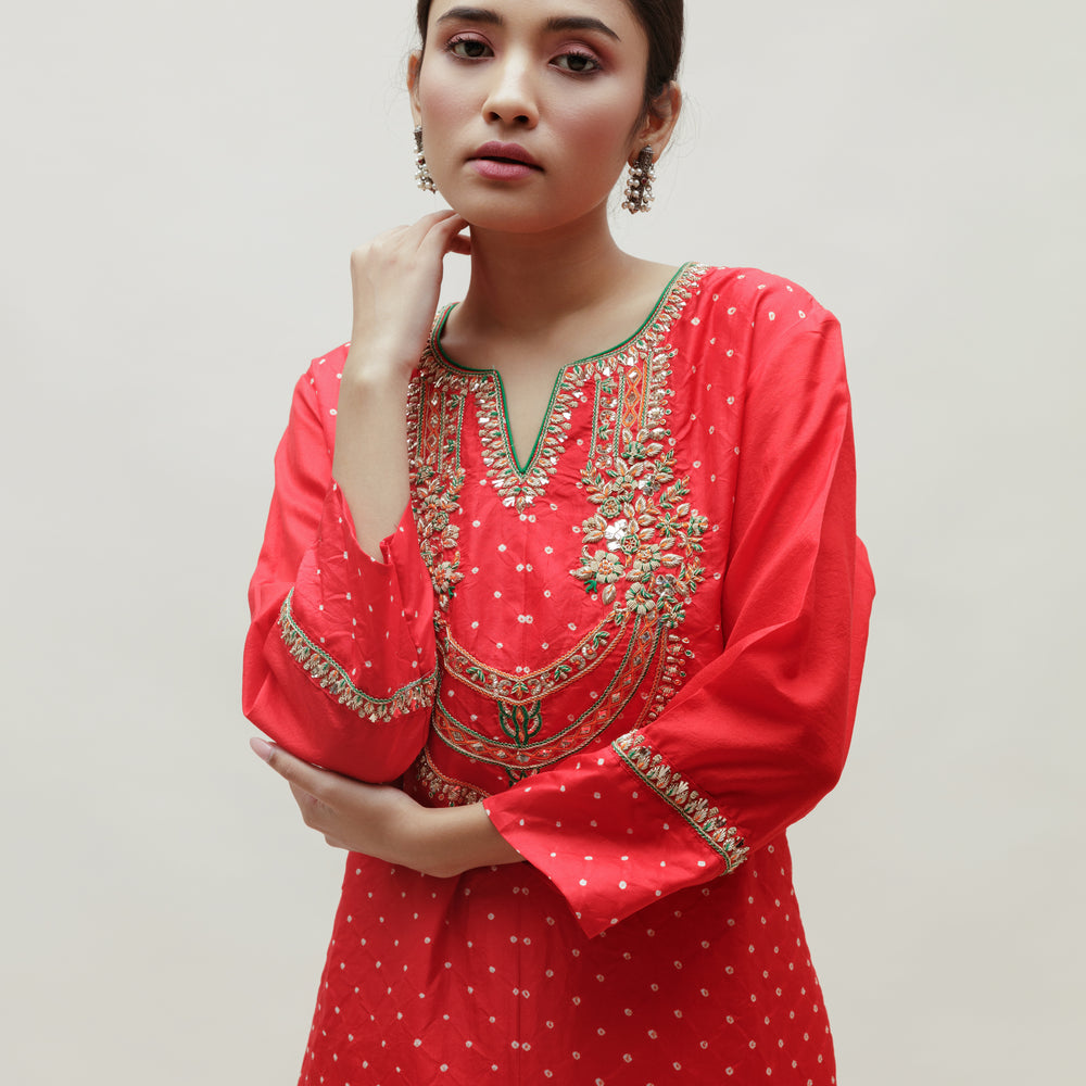 
                      
                        Sarah Kurta - Red
                      
                    