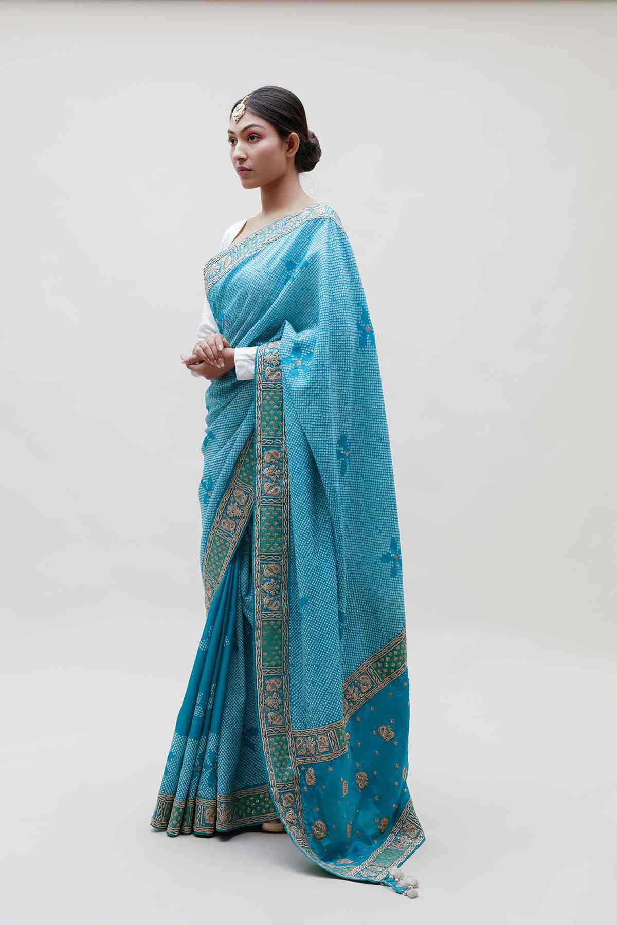 Maya Saree - Blue