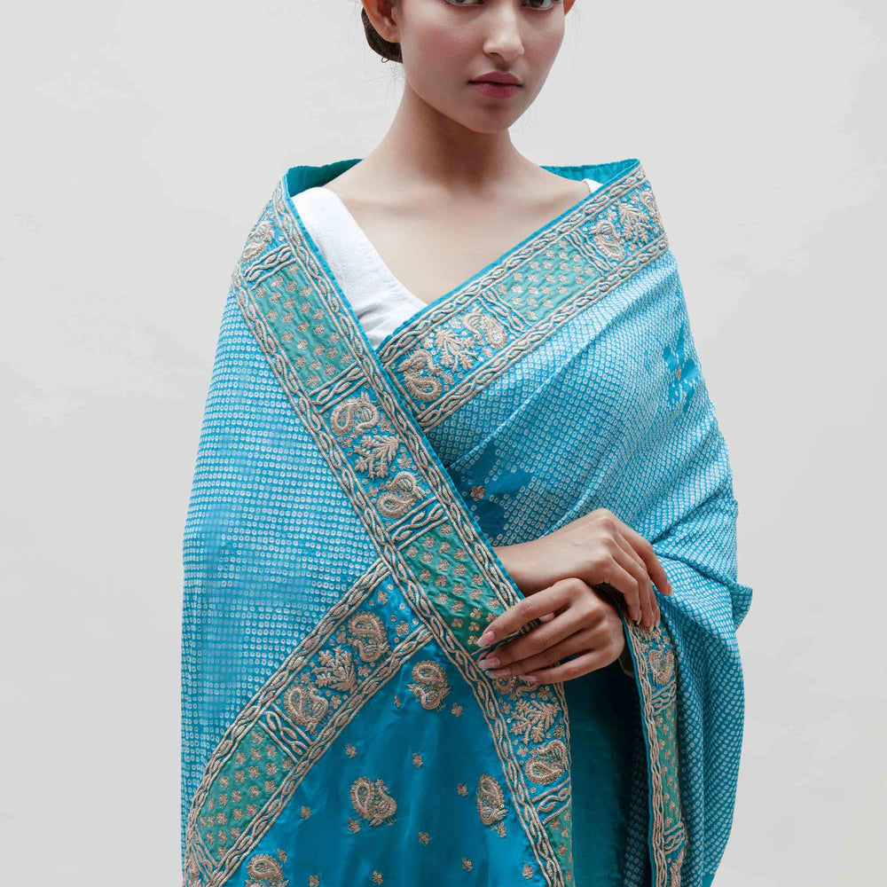 
                      
                        Maya Saree - Blue
                      
                    