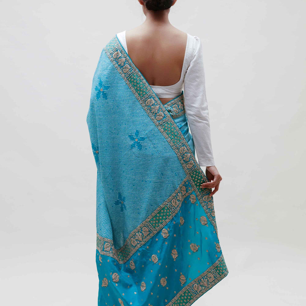 
                      
                        Maya Saree - Blue
                      
                    