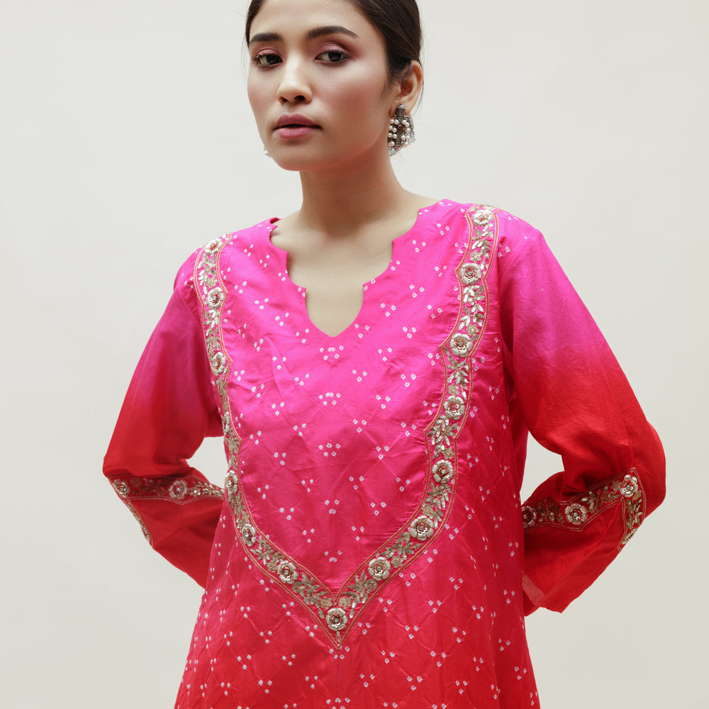 
                      
                        Safa Kurta - Red Rani
                      
                    